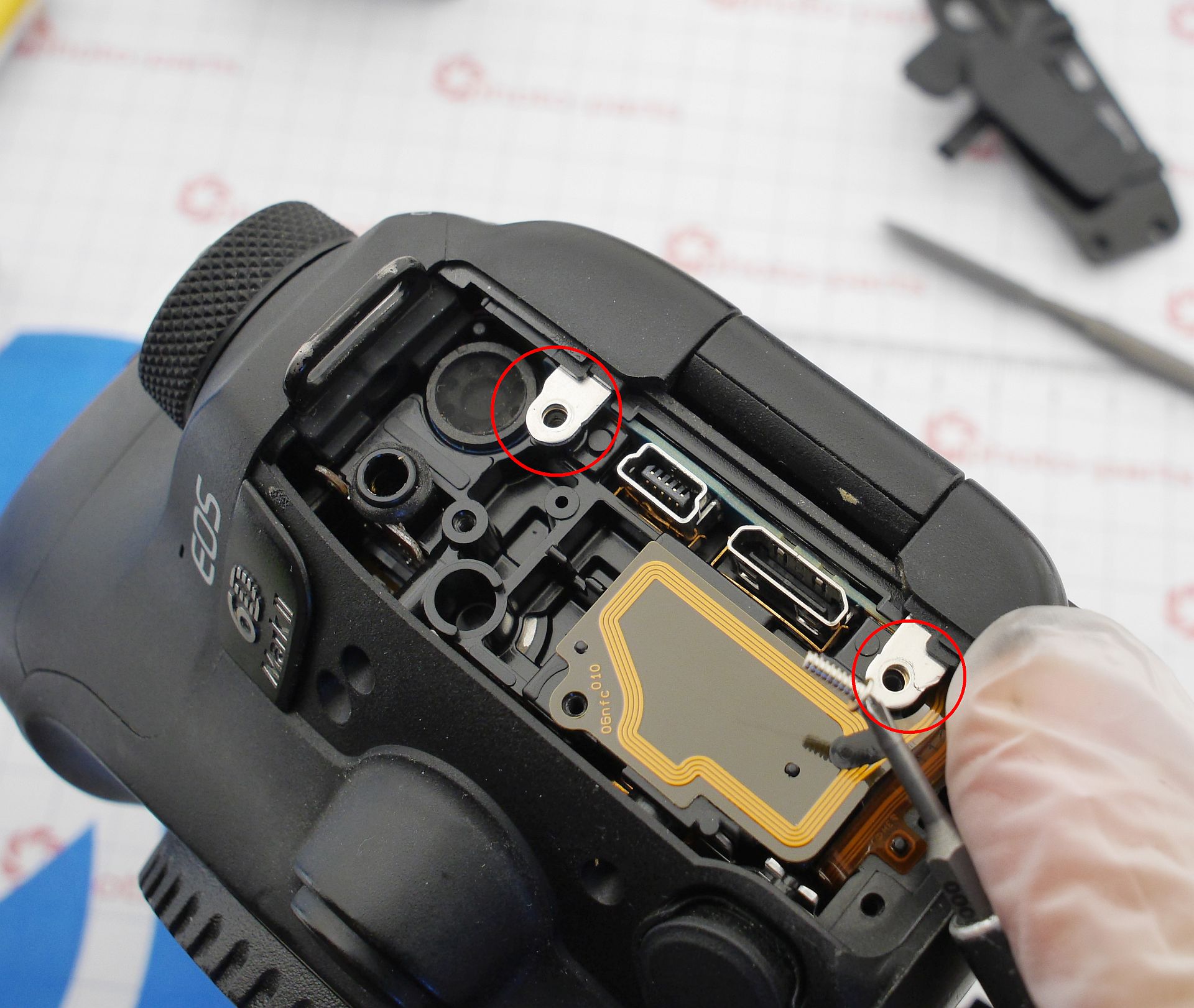 Canon 6D mark II - разборка с мистическим ремонтом после попадания воды